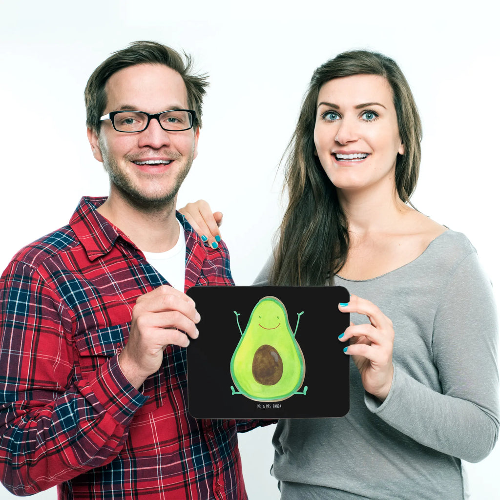 Mauspad Avocado Happy Mousepad, Computer zubehör, Büroausstattung, PC Zubehör, Arbeitszimmer, Mauspad, Einzigartiges Mauspad, Designer Mauspad, Mausunterlage, Mauspad Büro, Avocado, Veggie, Vegan, Gesund, Chaos