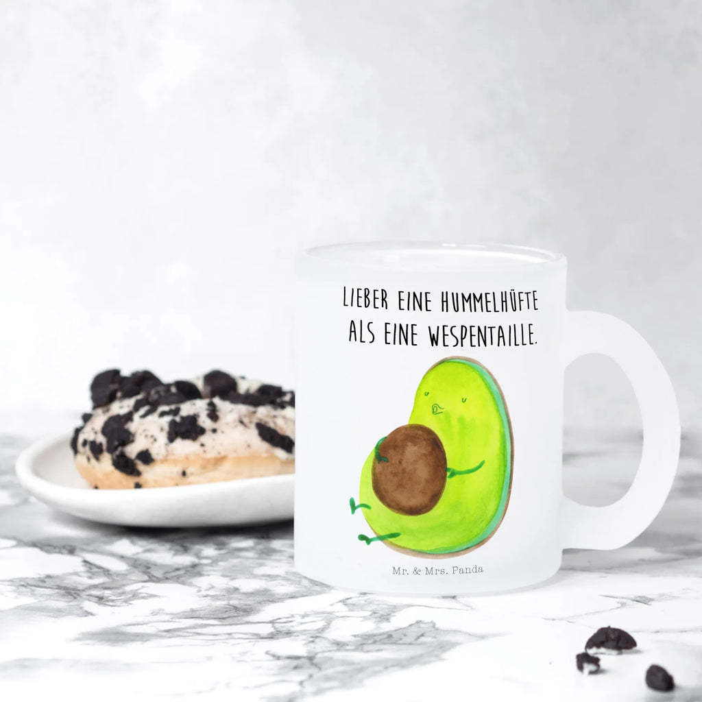 Teetasse Avocado pfeift Teetasse, Teeglas, Teebecher, Tasse mit Henkel, Tasse, Glas Teetasse, Teetasse aus Glas, Avocado, Veggie, Vegan, Gesund, Diät, Abnehmen, Ernährung, dick sein