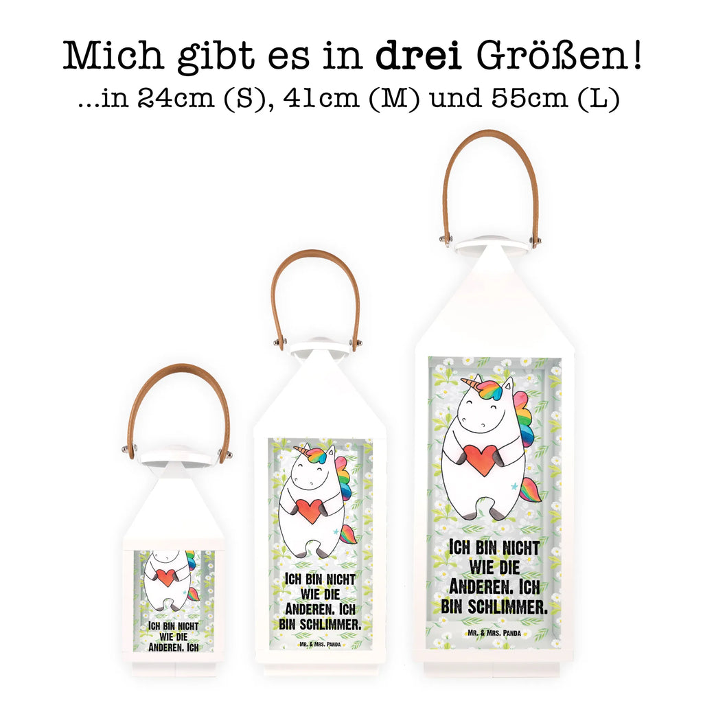 Deko Laterne Einhorn Herz Gartenlampe, Gartenleuchte, Gartendekoration, Gartenlicht, Laterne kleine Laternen, XXL Laternen, Laterne groß, Einhorn, Einhörner, Einhorn Deko, Unicorn, Herz, schlimm, böse, witzig, lustig, Freundin, anders, bunt