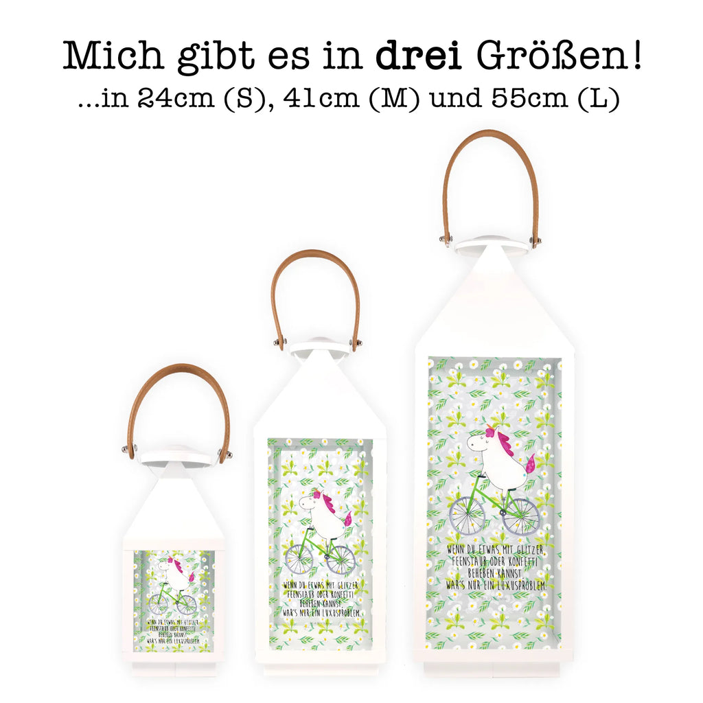 Deko Laterne Einhorn Radfahrer Gartenlampe, Gartenleuchte, Gartendekoration, Gartenlicht, Laterne kleine Laternen, XXL Laternen, Laterne groß, Einhorn, Einhörner, Einhorn Deko, Pegasus, Unicorn, Radfahren, Radfahrer, Rad, Bike, Feenstaub, Konfetti, Luxusproblem, Kummer, Liebeskummer