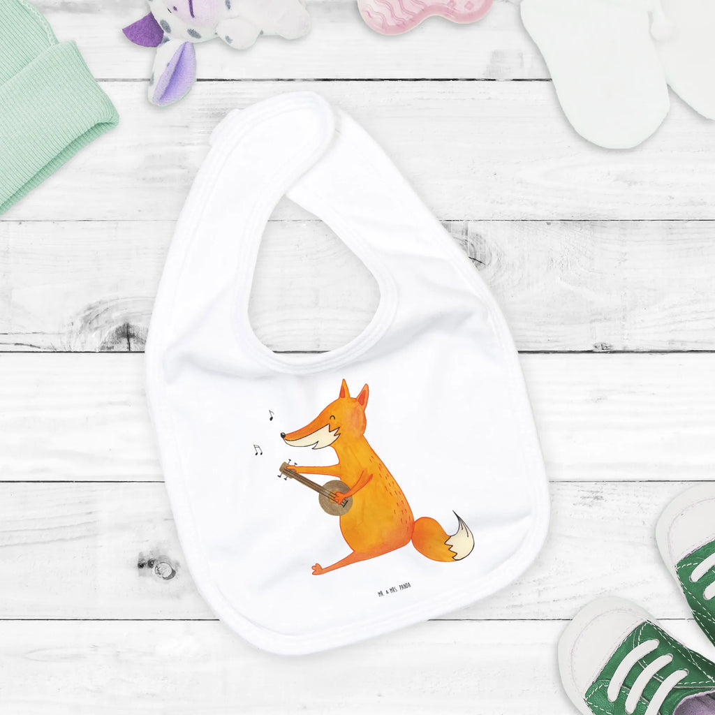 Organic Babylätzchen Fuchs Gitarre Baby, Lätzchen, Spucktuch, Sabberlätzchen, Klettlätzchen, Babygeschenk, Baby Lätzchen, Geschenk für Geburt, Geschenk zur Geburt, Baby Spucktuch, Babyausstattung, Geschenkidee für Babyparty, Fuchs, Füchse, Geschenk Musiker, Musik Spruch, Musikerin, Sänger, Sängerin, Gitarre