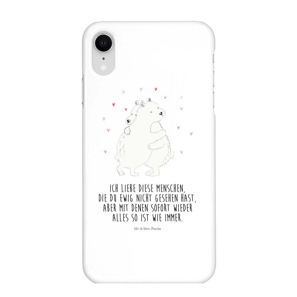 Handyhülle Eisbär Umarmen Handyhülle, Handycover, Cover, Handy, Hülle, Iphone 10, Iphone X, Tiermotive, Gute Laune, lustige Sprüche, Tiere