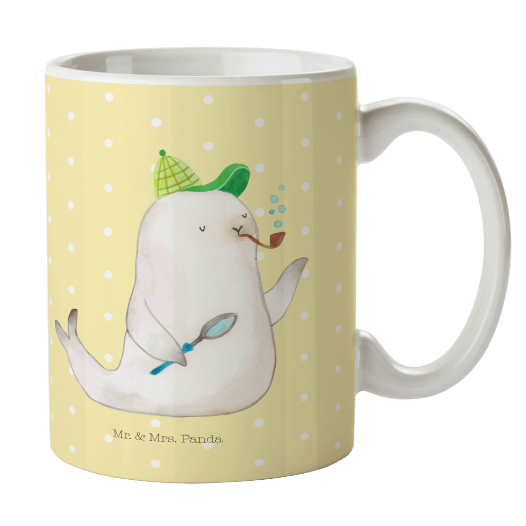 Tasse Robbe Sherlock Tasse, Kaffeetasse, Teetasse, Becher, Kaffeebecher, Teebecher, Keramiktasse, Porzellantasse, Büro Tasse, Geschenk Tasse, Tasse Sprüche, Tasse Motive, Kaffeetassen, Tasse bedrucken, Designer Tasse, Cappuccino Tassen, Schöne Teetassen, Tiermotive, Gute Laune, lustige Sprüche, Tiere