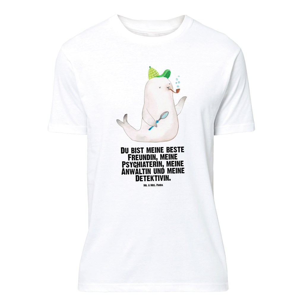 T-Shirt Standard Robbe Sherlock T-Shirt, Shirt, Tshirt, Lustiges T-Shirt, T-Shirt mit Spruch, Party, Junggesellenabschied, Jubiläum, Geburstag, Herrn, Damen, Männer, Frauen, Schlafshirt, Nachthemd, Sprüche, Tiermotive, Gute Laune, lustige Sprüche, Tiere