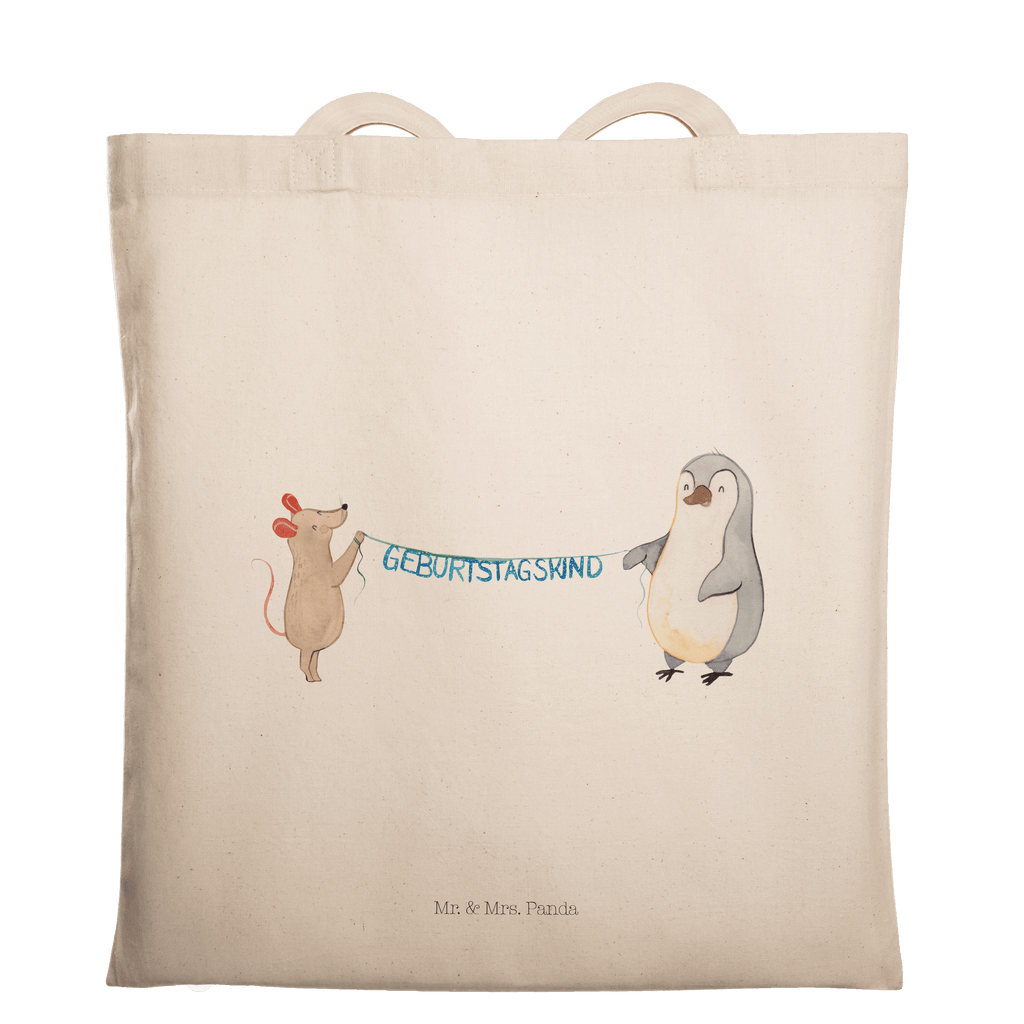 Tragetasche Maus Pinguin Geburtstag Beuteltasche, Beutel, Einkaufstasche, Jutebeutel, Stoffbeutel, Tasche, Shopper, Umhängetasche, Strandtasche, Schultertasche, Stofftasche, Tragetasche, Badetasche, Jutetasche, Einkaufstüte, Laptoptasche, Geburtstag, Geburtstagsgeschenk, Geschenk, Maus, Pinguin, Geburtstage, Happy Birthday, Geburtstagsfeier