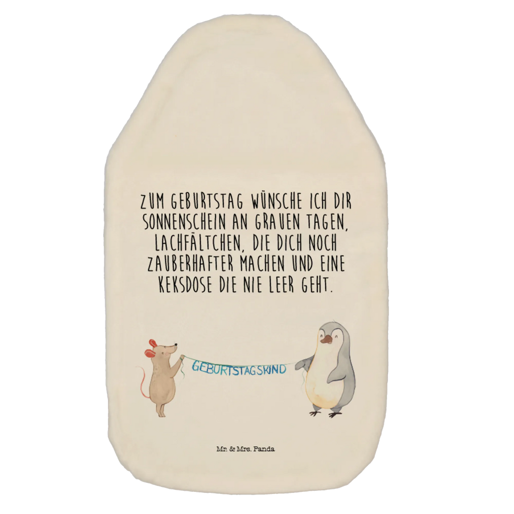 Wärmflasche Maus Pinguin Geburtstag Wärmekissen, Kinderwärmflasche, Körnerkissen, Wärmflaschenbezug, Wärmflasche mit Bezug, Wärmflasche, Bettflasche, Kleine Wärmflasche, Geburtstag, Geburtstagsgeschenk, Geschenk, Maus, Pinguin, Geburtstage, Happy Birthday, Geburtstagsfeier