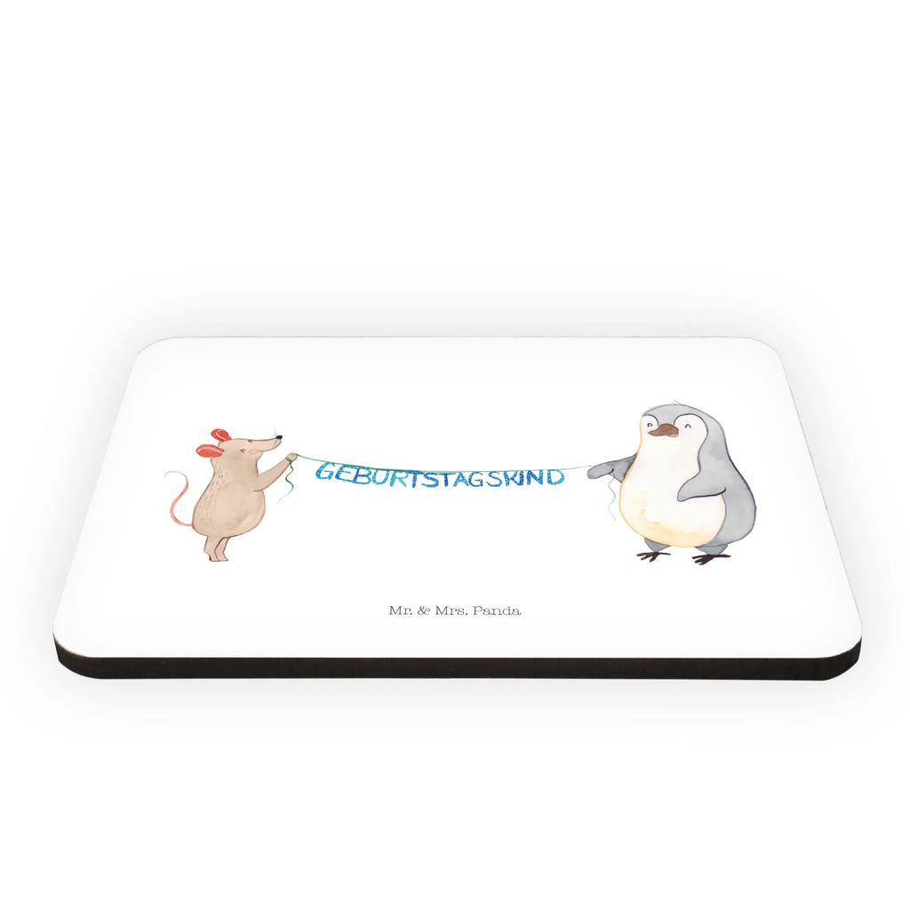 Magnet Maus Pinguin Geburtstag Kühlschrankmagnet, Pinnwandmagnet, Souvenir Magnet, Motivmagnete, Dekomagnet, Whiteboard Magnet, Notiz Magnet, Kühlschrank Dekoration, Geburtstag, Geburtstagsgeschenk, Geschenk, Maus, Pinguin, Geburtstage, Happy Birthday, Geburtstagsfeier