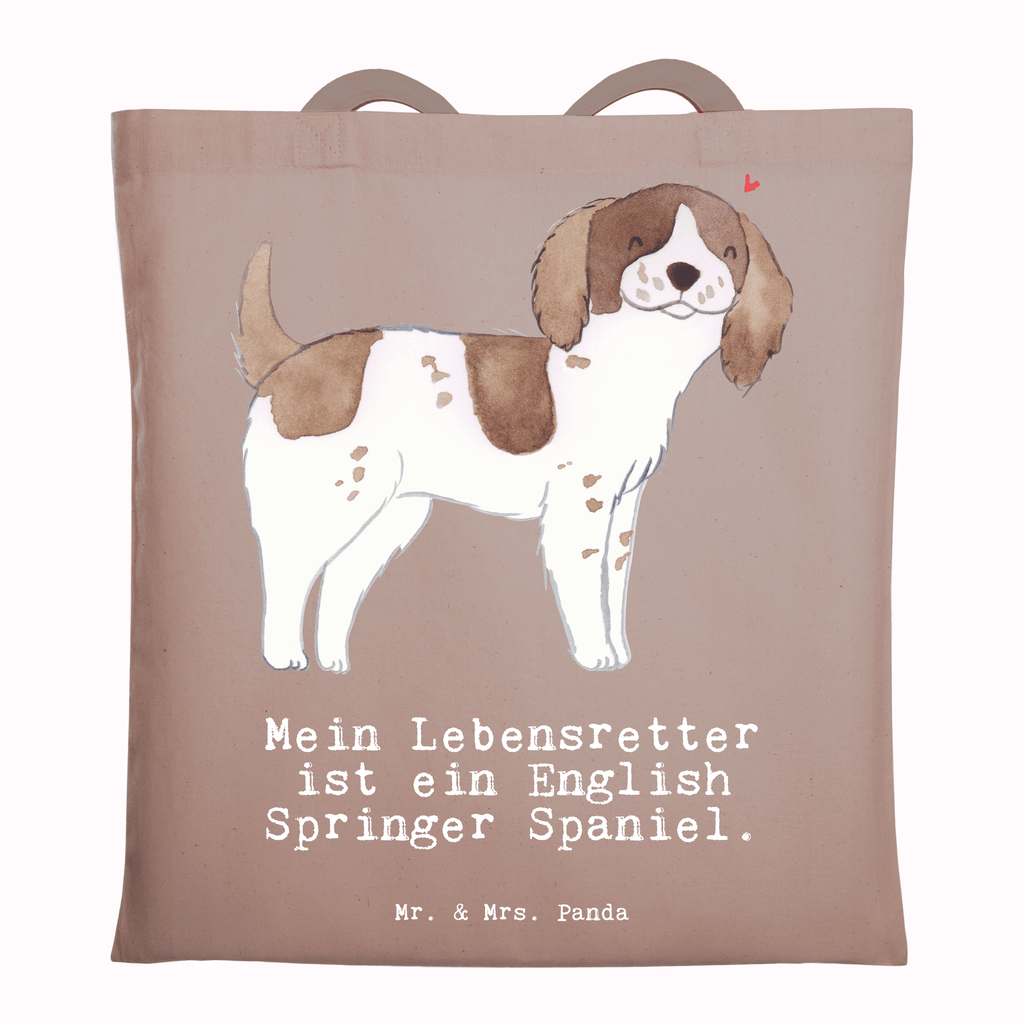 Tragetasche English Springer Spaniel Lebensretter Beuteltasche, Beutel, Einkaufstasche, Jutebeutel, Stoffbeutel, Hund, Hunderasse, Rassehund, Hundebesitzer, Geschenk, Tierfreund, Schenken, Welpe, English Springer Spaniel