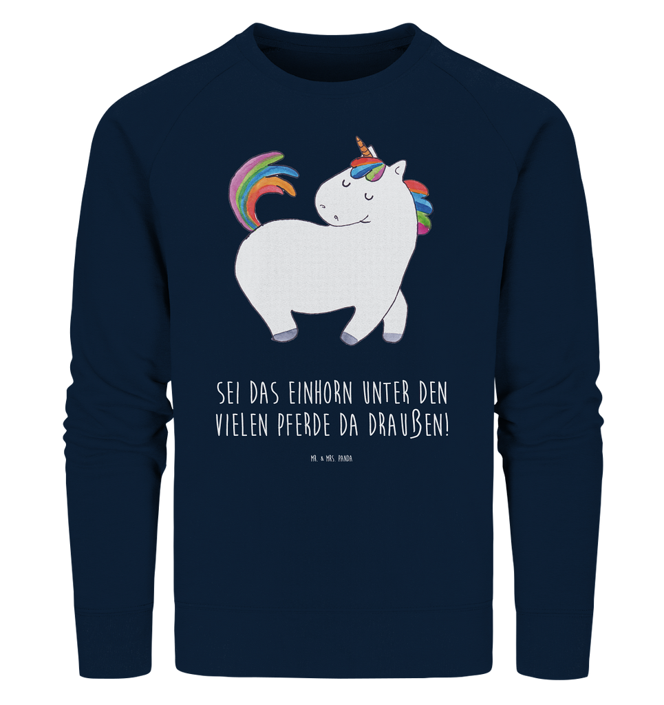 Organic Pullover Einhorn Stolzieren Pullover, Pullover Männer, Pullover Frauen, Sweatshirt, Sweatshirt Männer, Sweatshirt Frauen, Unisex, Einhorn, Einhörner, Einhorn Deko, Pegasus, Unicorn, stolz, anders, bunt, Pferd, Reiter, Reiten, Freundin, Geschenk