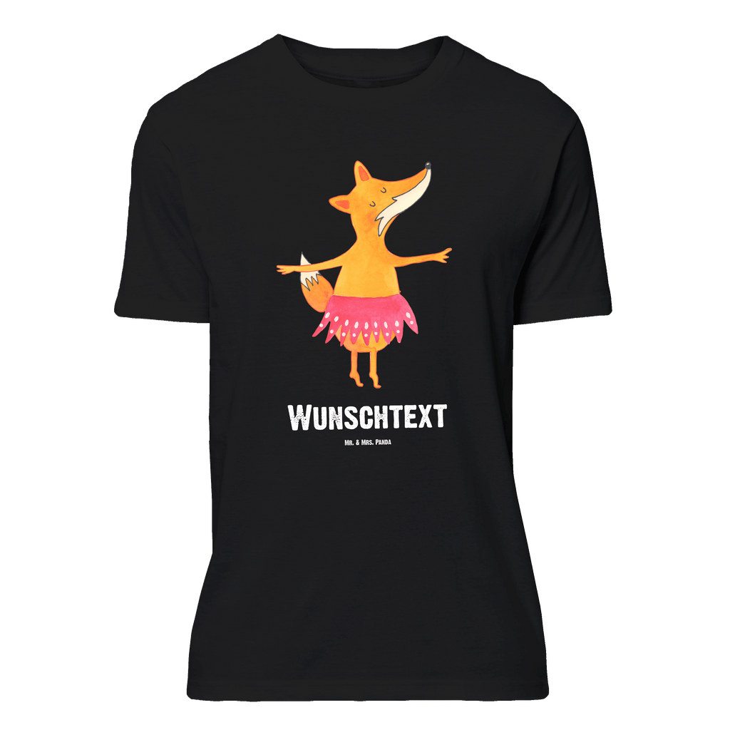 Personalisiertes T-Shirt Fuchs Ballerina T-Shirt Personalisiert, T-Shirt mit Namen, T-Shirt mit Aufruck, Männer, Frauen, Wunschtext, Bedrucken, Fuchs, Fuchs Spruch, Füchse, Füchsin, Ballerina, Ballett, Tänzerin, Tanzen, Party, Einladung, Geburtstag