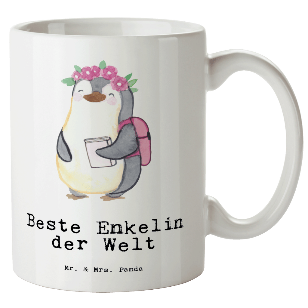 XL Tasse Pinguin Beste Enkelin der Welt XL Tasse, Große Tasse, Grosse Kaffeetasse, XL Becher, XL Teetasse, spülmaschinenfest, Jumbo Tasse, Groß, für, Dankeschön, Geschenk, Schenken, Geburtstag, Geburtstagsgeschenk, Geschenkidee, Danke, Bedanken, Mitbringsel, Freude machen, Geschenktipp, Enkelin, Enkelkind, Enkeltochter, Oma, Opa, Kind von Tochter, Kind von Sohn, Großtochter, Taufe