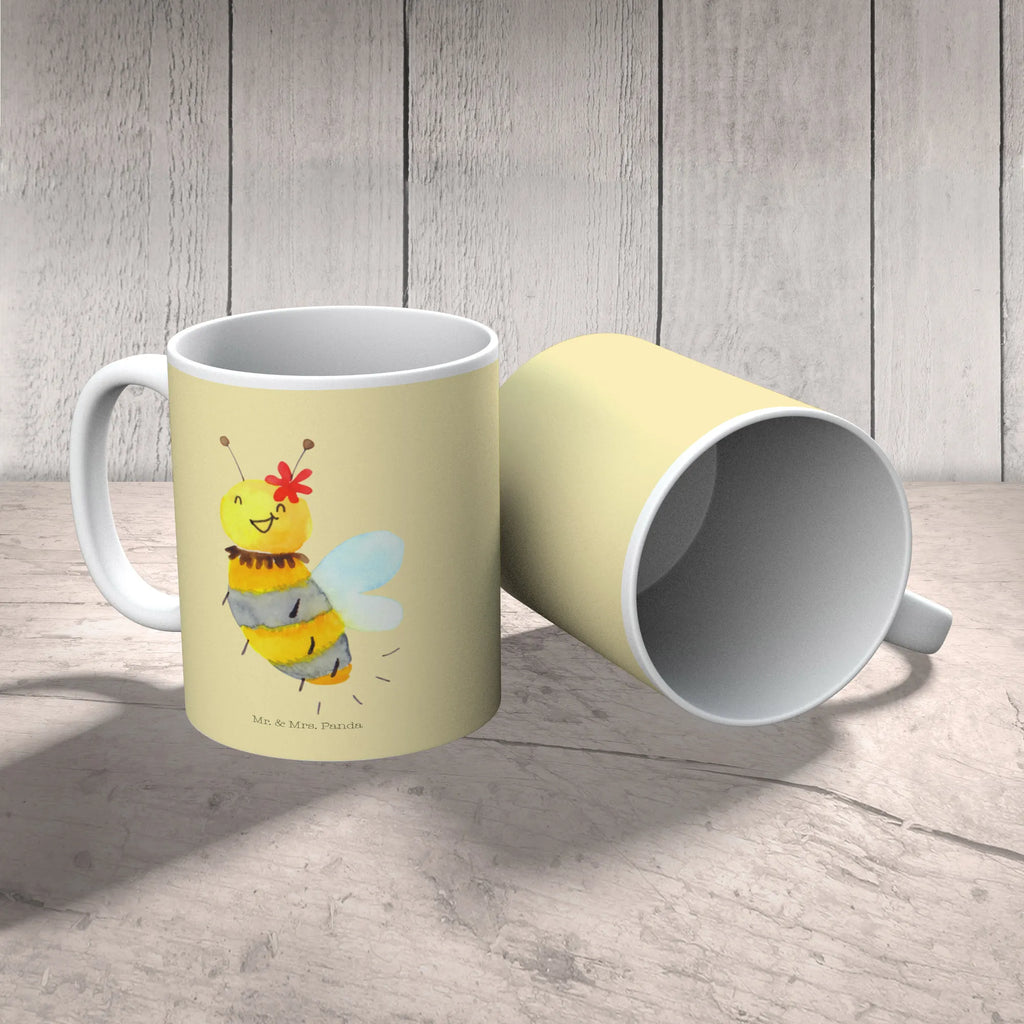 Tasse Biene Blume Tasse, Kaffeetasse, Teetasse, Becher, Kaffeebecher, Teebecher, Keramiktasse, Porzellantasse, Büro Tasse, Geschenk Tasse, Tasse Sprüche, Tasse Motive, Kaffeetassen, Tasse bedrucken, Designer Tasse, Cappuccino Tassen, Schöne Teetassen, Biene, Wespe, Hummel