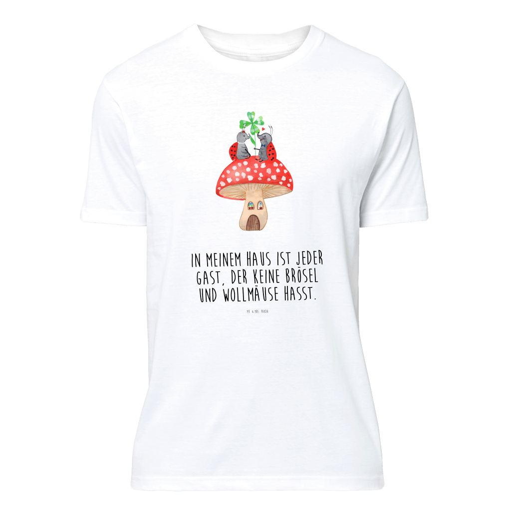 T-Shirt Standard Marienkäfer Paar Fliegenpilz T-Shirt, Shirt, Tshirt, Lustiges T-Shirt, T-Shirt mit Spruch, Party, Junggesellenabschied, Jubiläum, Geburstag, Herrn, Damen, Männer, Frauen, Schlafshirt, Nachthemd, Sprüche, Tiermotive, Gute Laune, lustige Sprüche, Tiere, Haus, Wohnung, zuhause, Fliegenpilz, Marienkäfer, Fleigenpilzhaus