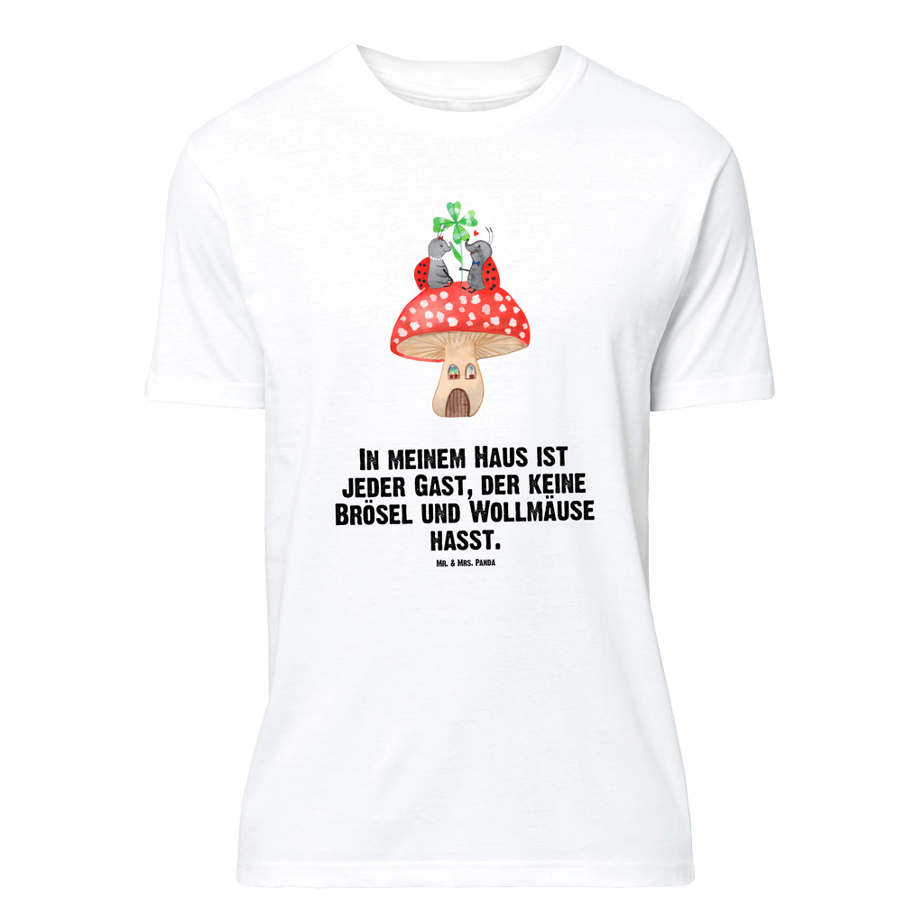 T-Shirt Standard Marienkäfer Paar Fliegenpilz T-Shirt, Shirt, Tshirt, Lustiges T-Shirt, T-Shirt mit Spruch, Party, Junggesellenabschied, Jubiläum, Geburstag, Herrn, Damen, Männer, Frauen, Schlafshirt, Nachthemd, Sprüche, Tiermotive, Gute Laune, lustige Sprüche, Tiere, Haus, Wohnung, zuhause, Fliegenpilz, Marienkäfer, Fleigenpilzhaus