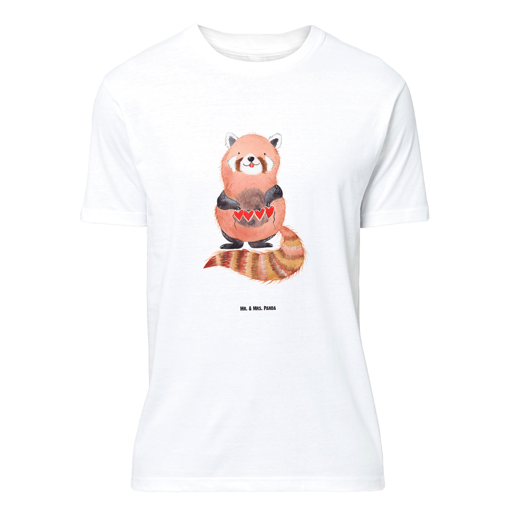 T-Shirt Standard Roter Panda T-Shirt, Shirt, Tshirt, Lustiges T-Shirt, T-Shirt mit Spruch, Party, Junggesellenabschied, Jubiläum, Geburstag, Herrn, Damen, Männer, Frauen, Schlafshirt, Nachthemd, Sprüche, Tiermotive, Gute Laune, lustige Sprüche, Tiere, Panda, Liebe, Rot, Herz, Liebling, Lieblingsmensch