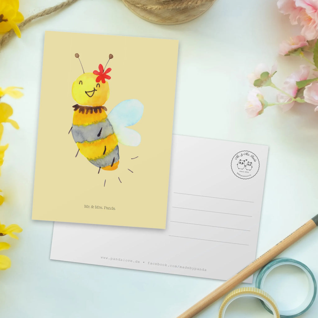 Postkarte Biene Blume Postkarte, Karte, Geschenkkarte, Grußkarte, Einladung, Ansichtskarte, Geburtstagskarte, Einladungskarte, Dankeskarte, Ansichtskarten, Einladung Geburtstag, Einladungskarten Geburtstag, Biene, Wespe, Hummel