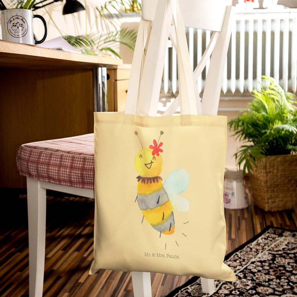 Einkaufstasche Biene Blume Tragetasche, Tasche, Beutel, Stofftasche, Baumwolltasche, Umhängetasche, Shopper, Einkaufstasche, Beuteltasche, Biene, Wespe, Hummel