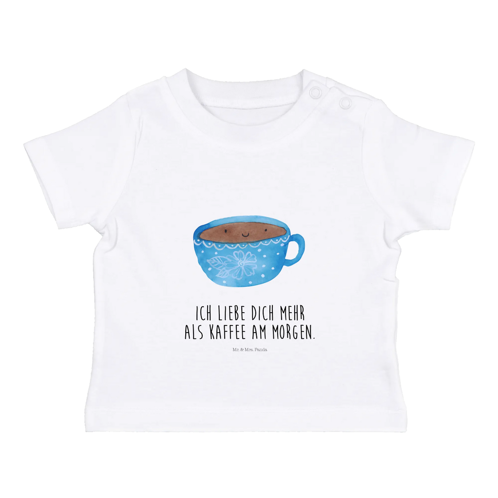 Organic Baby Shirt Kaffee Tasse Baby T-Shirt, Jungen Baby T-Shirt, Mädchen Baby T-Shirt, Shirt, Tiermotive, Gute Laune, lustige Sprüche, Tiere, Kaffee, Tasse, Liebe, Geschmack, Genuss, Glücklich