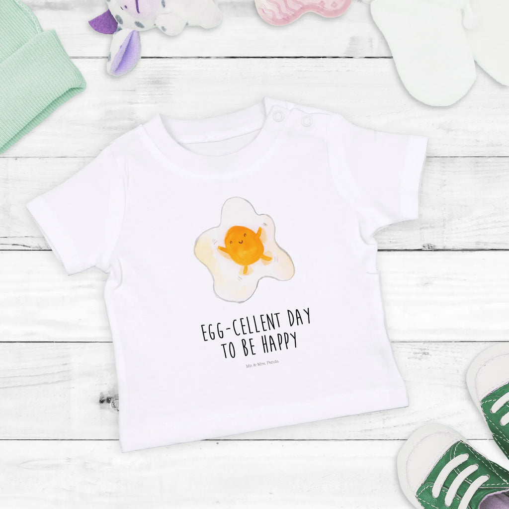 Organic Baby Shirt Spiegelei Ei Baby T-Shirt, Jungen Baby T-Shirt, Mädchen Baby T-Shirt, Shirt, Tiermotive, Gute Laune, lustige Sprüche, Tiere, Ei, Spiegelei, Schön, Tag, Glücklich, Liebe