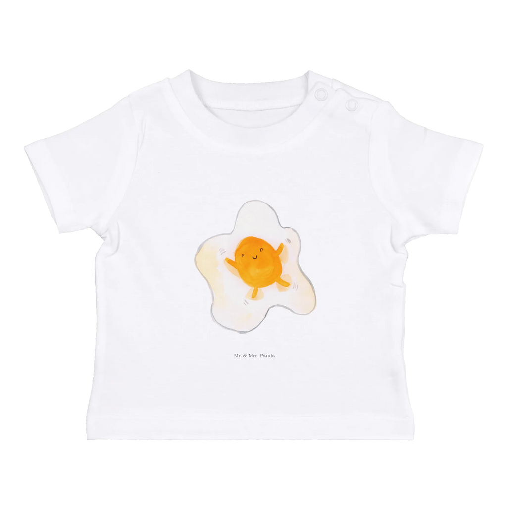 Organic Baby Shirt Spiegelei Ei Baby T-Shirt, Jungen Baby T-Shirt, Mädchen Baby T-Shirt, Shirt, Tiermotive, Gute Laune, lustige Sprüche, Tiere, Ei, Spiegelei, Schön, Tag, Glücklich, Liebe