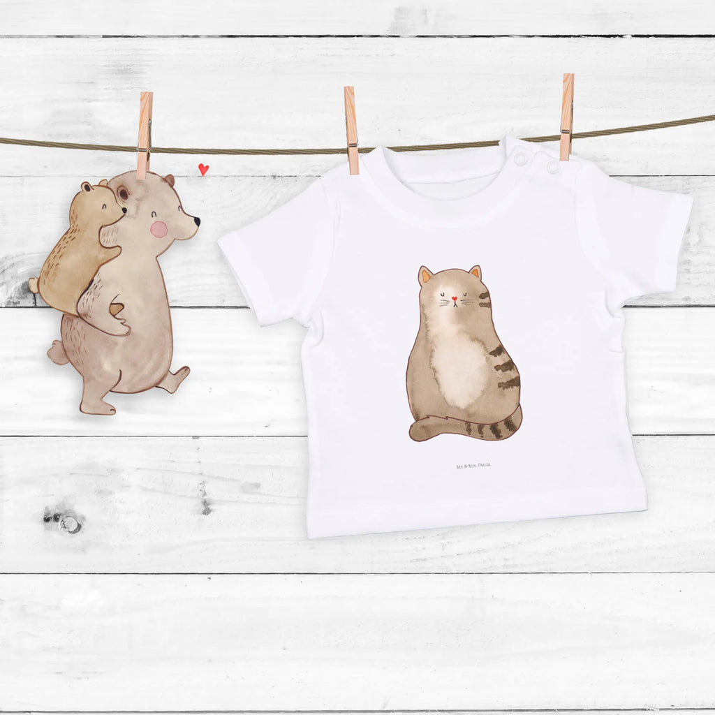 Organic Baby Shirt Katze Sitzen Baby T-Shirt, Jungen Baby T-Shirt, Mädchen Baby T-Shirt, Shirt, Katze, Katzenmotiv, Katzenfan, Katzendeko, Katzenfreund, Katzenliebhaber, Katzenprodukte, Katzenartikel, Katzenaccessoires, Katzensouvenirs, Katzenliebhaberprodukte, Katzenmotive, Katzen, Kater, Mietze, Cat, Cats, Katzenhalter, Katzenbesitzerin, Haustier, Katzenliebe, Lebensinhalt, Liebe, Mittelpunkt, Familie