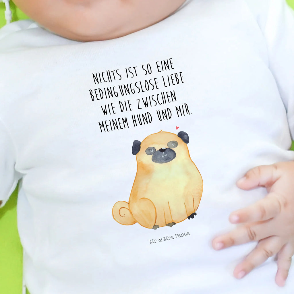 Organic Baby Shirt Mops Baby T-Shirt, Jungen Baby T-Shirt, Mädchen Baby T-Shirt, Shirt, Hund, Hundemotiv, Haustier, Hunderasse, Tierliebhaber, Hundebesitzer, Sprüche, Mops, Liebe, Hundeliebe