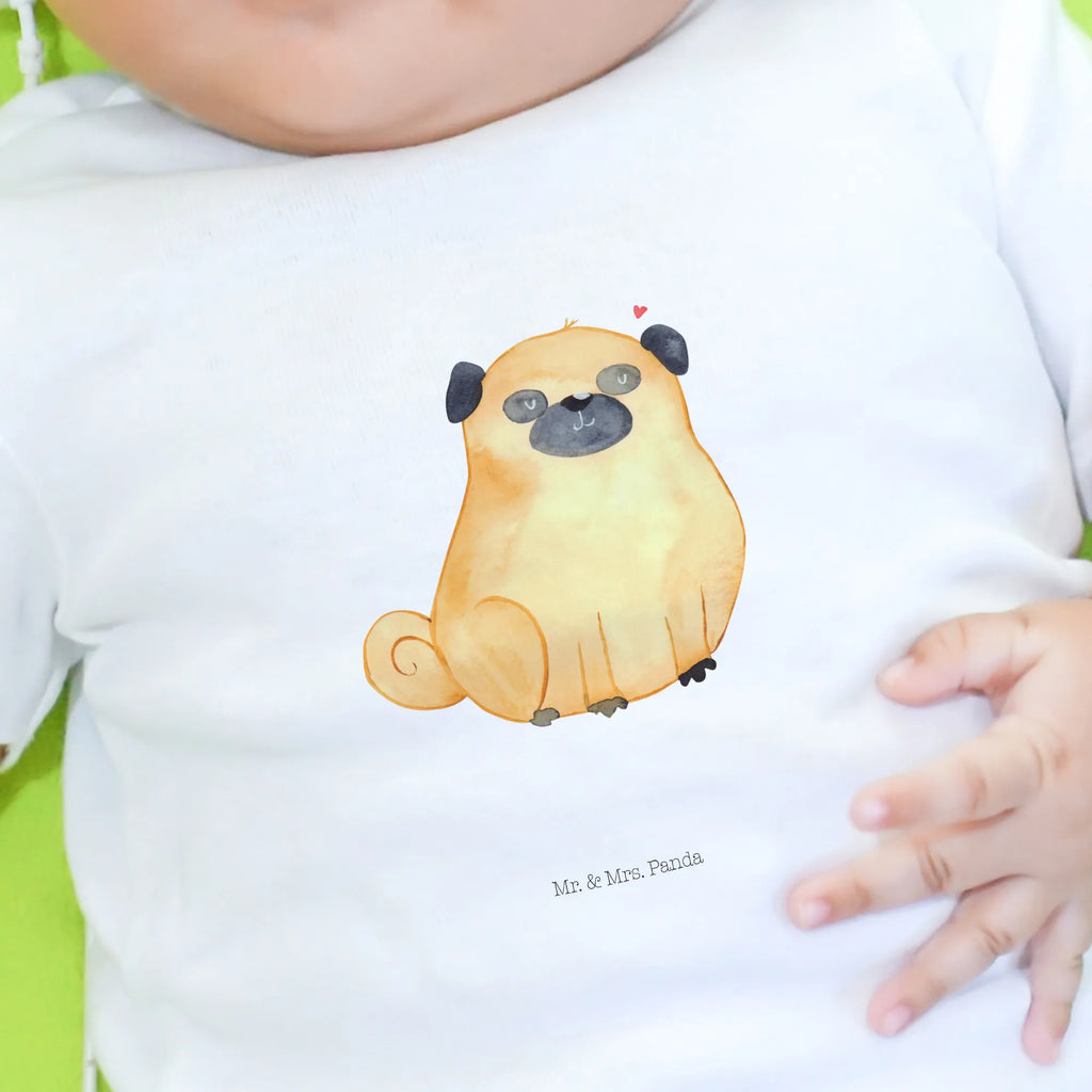 Organic Baby Shirt Mops Baby T-Shirt, Jungen Baby T-Shirt, Mädchen Baby T-Shirt, Shirt, Hund, Hundemotiv, Haustier, Hunderasse, Tierliebhaber, Hundebesitzer, Sprüche, Mops, Liebe, Hundeliebe