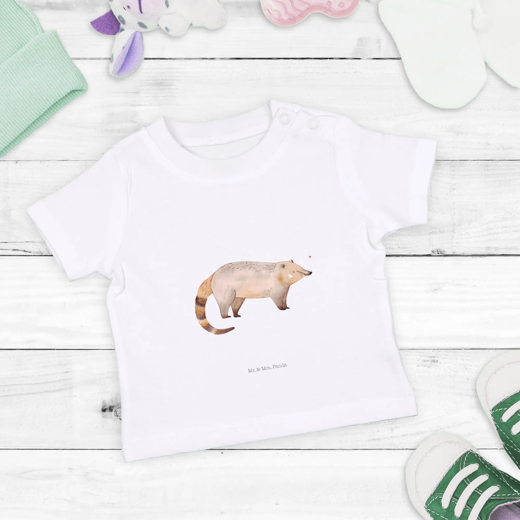 Organic Baby Shirt Nasenbaer Baby T-Shirt, Jungen Baby T-Shirt, Mädchen Baby T-Shirt, Shirt, Tiermotive, Gute Laune, lustige Sprüche, Tiere, Nasenbär, Nasenbären, Rüsselbär, Bär