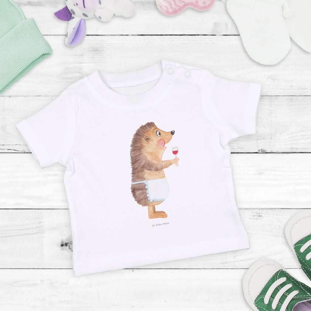 Organic Baby Shirt Igel Wein Baby T-Shirt, Jungen Baby T-Shirt, Mädchen Baby T-Shirt, Shirt, Tiermotive, Gute Laune, lustige Sprüche, Tiere, Wein Spruch, Igel, Geschenk Weintrinker, Geschenk Weinliebhaber, Wein Deko, Weinglas, Rotwein, Weißwein, Wein trinken