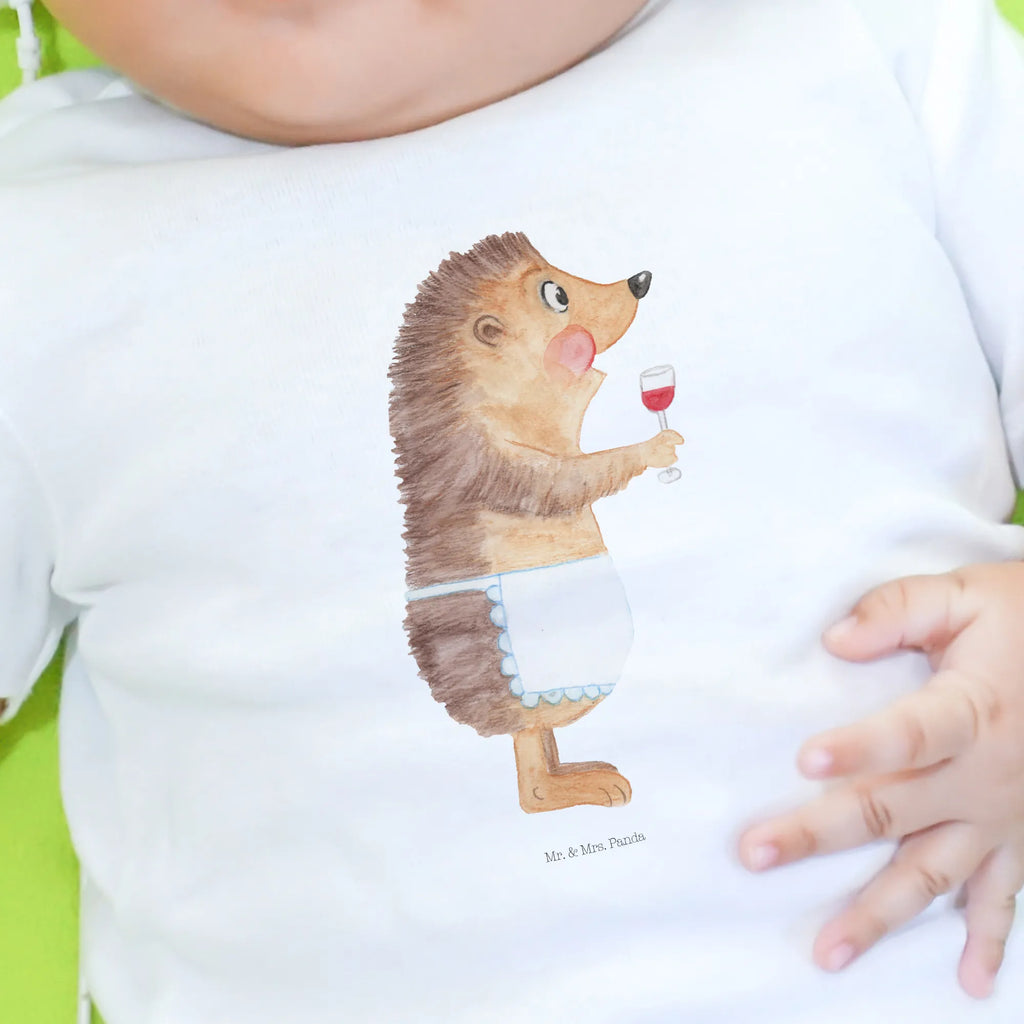 Organic Baby Shirt Igel Wein Baby T-Shirt, Jungen Baby T-Shirt, Mädchen Baby T-Shirt, Shirt, Tiermotive, Gute Laune, lustige Sprüche, Tiere, Wein Spruch, Igel, Geschenk Weintrinker, Geschenk Weinliebhaber, Wein Deko, Weinglas, Rotwein, Weißwein, Wein trinken