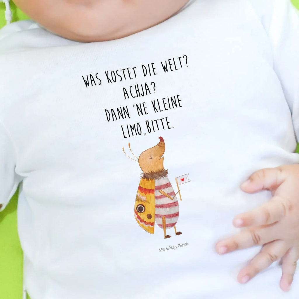 Organic Baby Shirt Nachtfalter Fähnchen Baby T-Shirt, Jungen Baby T-Shirt, Mädchen Baby T-Shirt, Shirt, Tiermotive, Gute Laune, lustige Sprüche, Tiere, Nachtfalter, Käfer, Spruch lustig, Spruch witzig, süß, niedlich, Küche Deko, Was kostet die Welt