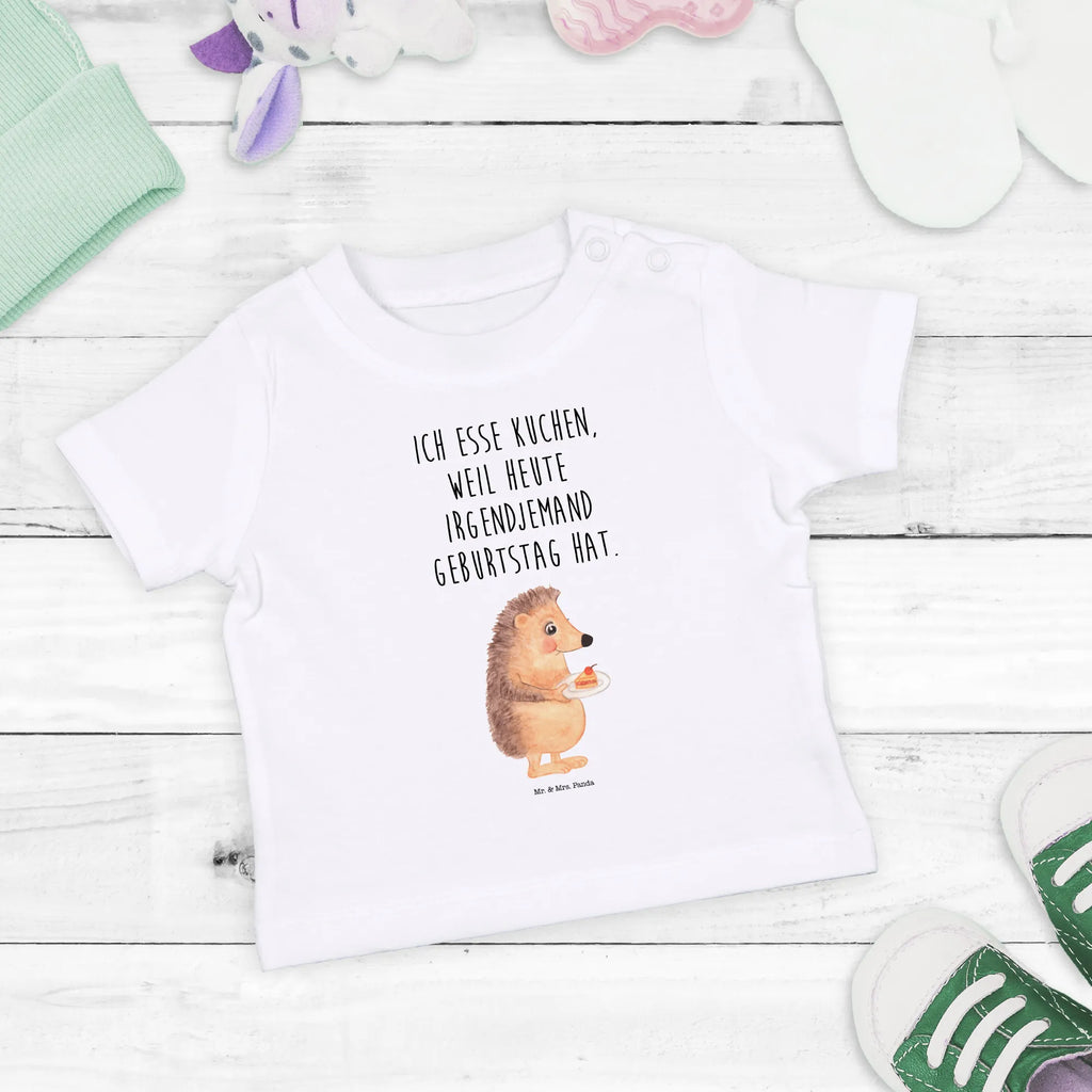 Organic Baby Shirt Igel Kuchenstück Baby T-Shirt, Jungen Baby T-Shirt, Mädchen Baby T-Shirt, Shirt, Tiermotive, Gute Laune, lustige Sprüche, Tiere, Igel, Essen Spruch, Kuchen, Backen Geschenk, Kuchen backen, Einladung Party, Geburtstagskuchen, Torte