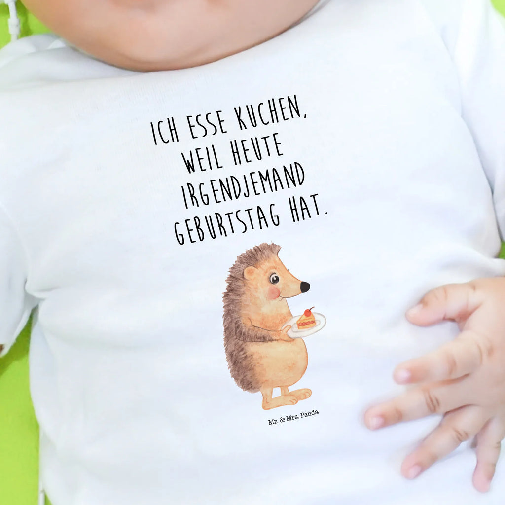 Organic Baby Shirt Igel Kuchenstück Baby T-Shirt, Jungen Baby T-Shirt, Mädchen Baby T-Shirt, Shirt, Tiermotive, Gute Laune, lustige Sprüche, Tiere, Igel, Essen Spruch, Kuchen, Backen Geschenk, Kuchen backen, Einladung Party, Geburtstagskuchen, Torte