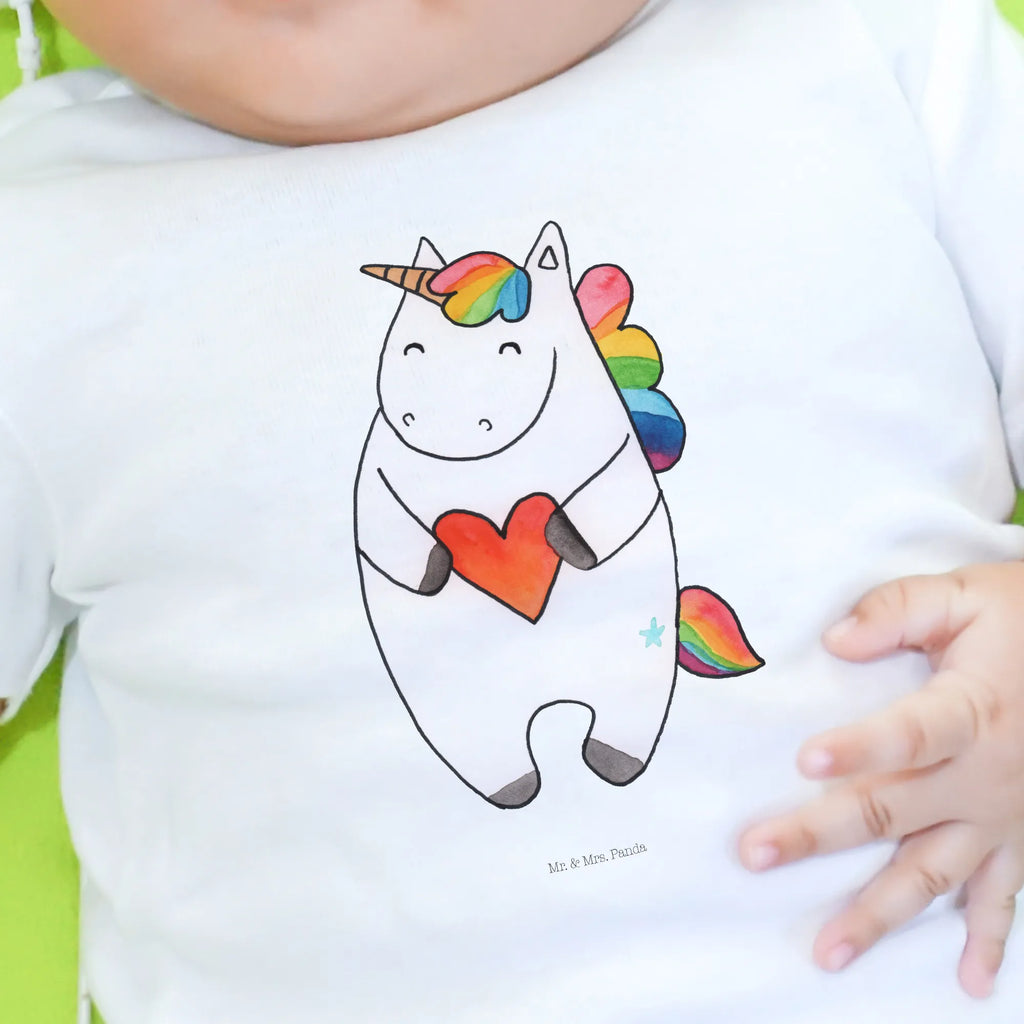 Organic Baby Shirt Einhorn Herz Baby T-Shirt, Jungen Baby T-Shirt, Mädchen Baby T-Shirt, Shirt, Einhorn, Einhörner, Einhorn Deko, Pegasus, Unicorn, Herz, schlimm, böse, witzig, lustig, Freundin, anders, bunt