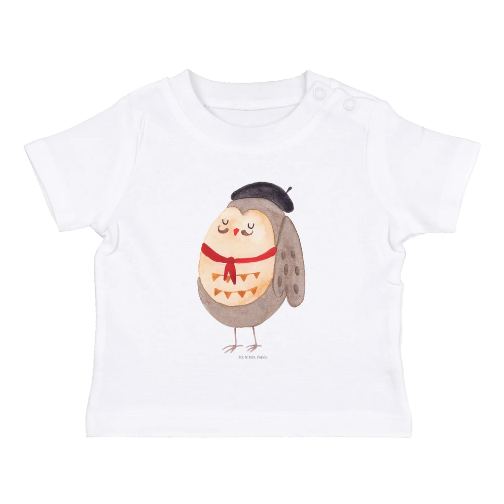 Organic Baby Shirt Eule Frankreich Baby T-Shirt, Jungen Baby T-Shirt, Mädchen Baby T-Shirt, Shirt, Eule, Eulen, Eule Deko, Owl, hibou, La vie est belle, das Leben ist schön, Spruch schön, Spruch Französisch, Frankreich