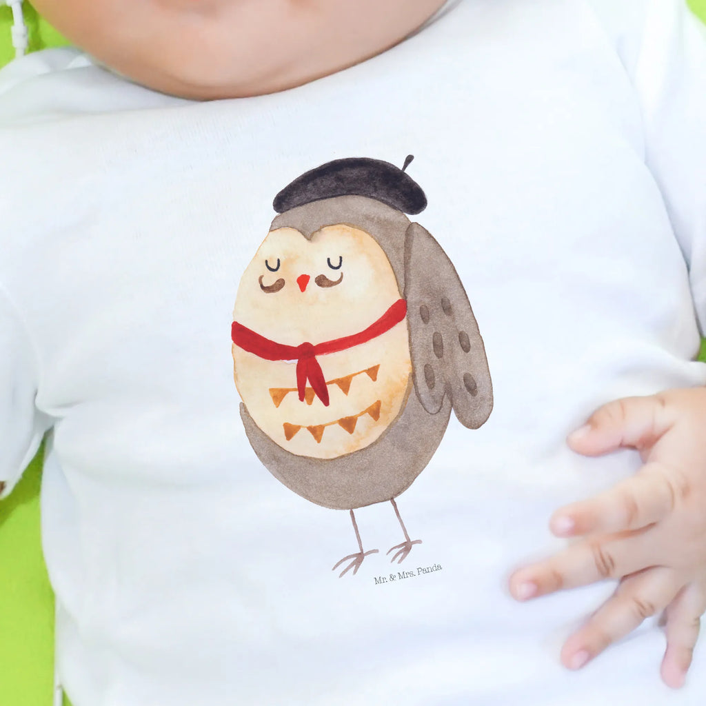 Organic Baby Shirt Eule Frankreich Baby T-Shirt, Jungen Baby T-Shirt, Mädchen Baby T-Shirt, Shirt, Eule, Eulen, Eule Deko, Owl, hibou, La vie est belle, das Leben ist schön, Spruch schön, Spruch Französisch, Frankreich