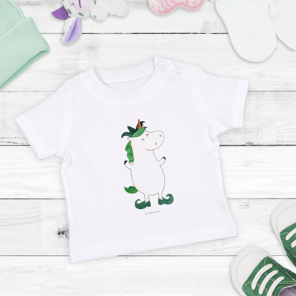 Organic Baby Shirt Einhorn Joker Baby T-Shirt, Jungen Baby T-Shirt, Mädchen Baby T-Shirt, Shirt, Einhorn, Einhörner, Einhorn Deko, Pegasus, Unicorn, Hofnarr, Kasper, Gaukler, Mittelalter