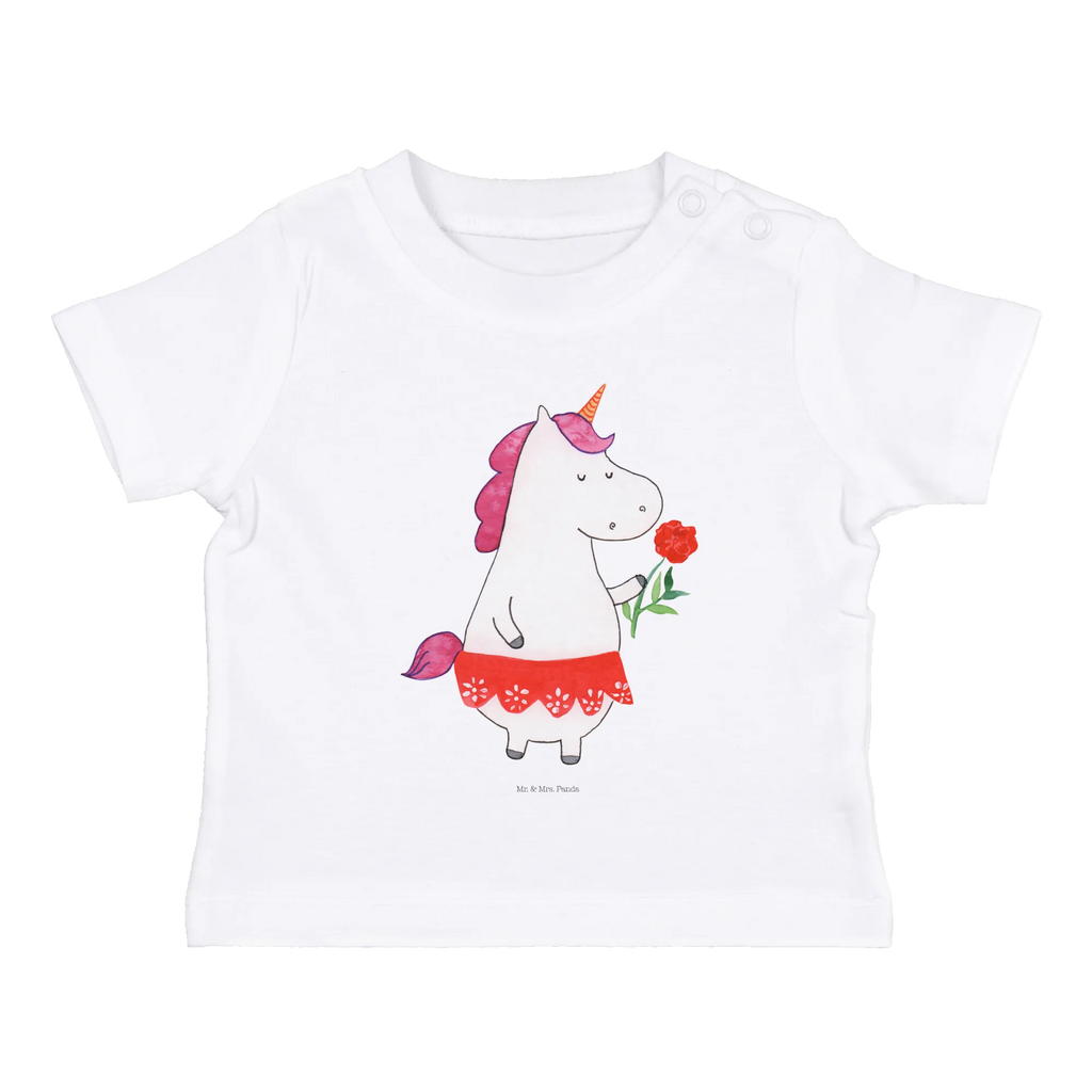 Organic Baby Shirt Einhorn Dame Baby T-Shirt, Jungen Baby T-Shirt, Mädchen Baby T-Shirt, Shirt, Einhorn, Einhörner, Einhorn Deko, Pegasus, Unicorn, Dame, Lady, feine Dame, Freundin, Frau, Bachelor, Bachelorette, Abfuhr, Schluss machen, Trennung