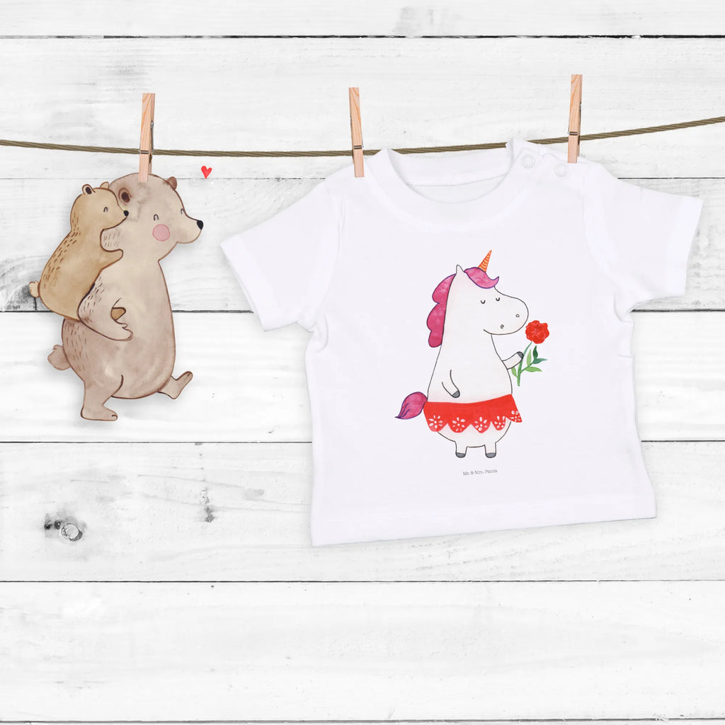 Organic Baby Shirt Einhorn Dame Baby T-Shirt, Jungen Baby T-Shirt, Mädchen Baby T-Shirt, Shirt, Einhorn, Einhörner, Einhorn Deko, Pegasus, Unicorn, Dame, Lady, feine Dame, Freundin, Frau, Bachelor, Bachelorette, Abfuhr, Schluss machen, Trennung