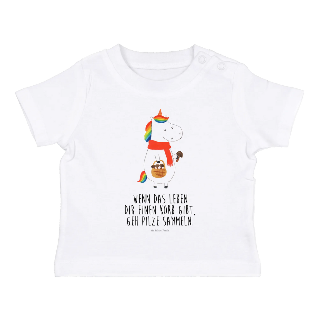 Organic Baby Shirt Einhorn Pilz Baby T-Shirt, Jungen Baby T-Shirt, Mädchen Baby T-Shirt, Shirt, Einhorn, Einhörner, Einhorn Deko, Pegasus, Unicorn, Pilze, Pilzsammler, Motivation, Spruch, Liebeskummer