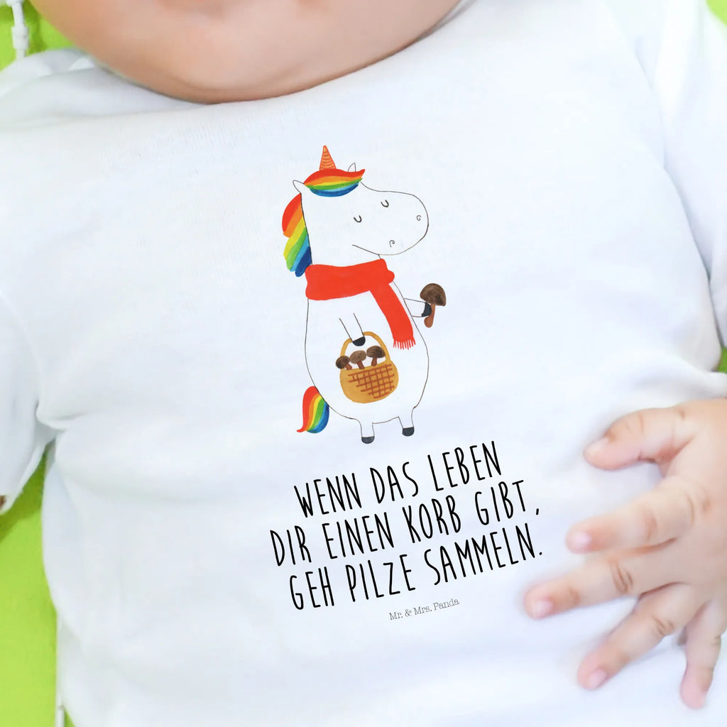 Organic Baby Shirt Einhorn Pilz Baby T-Shirt, Jungen Baby T-Shirt, Mädchen Baby T-Shirt, Shirt, Einhorn, Einhörner, Einhorn Deko, Pegasus, Unicorn, Pilze, Pilzsammler, Motivation, Spruch, Liebeskummer