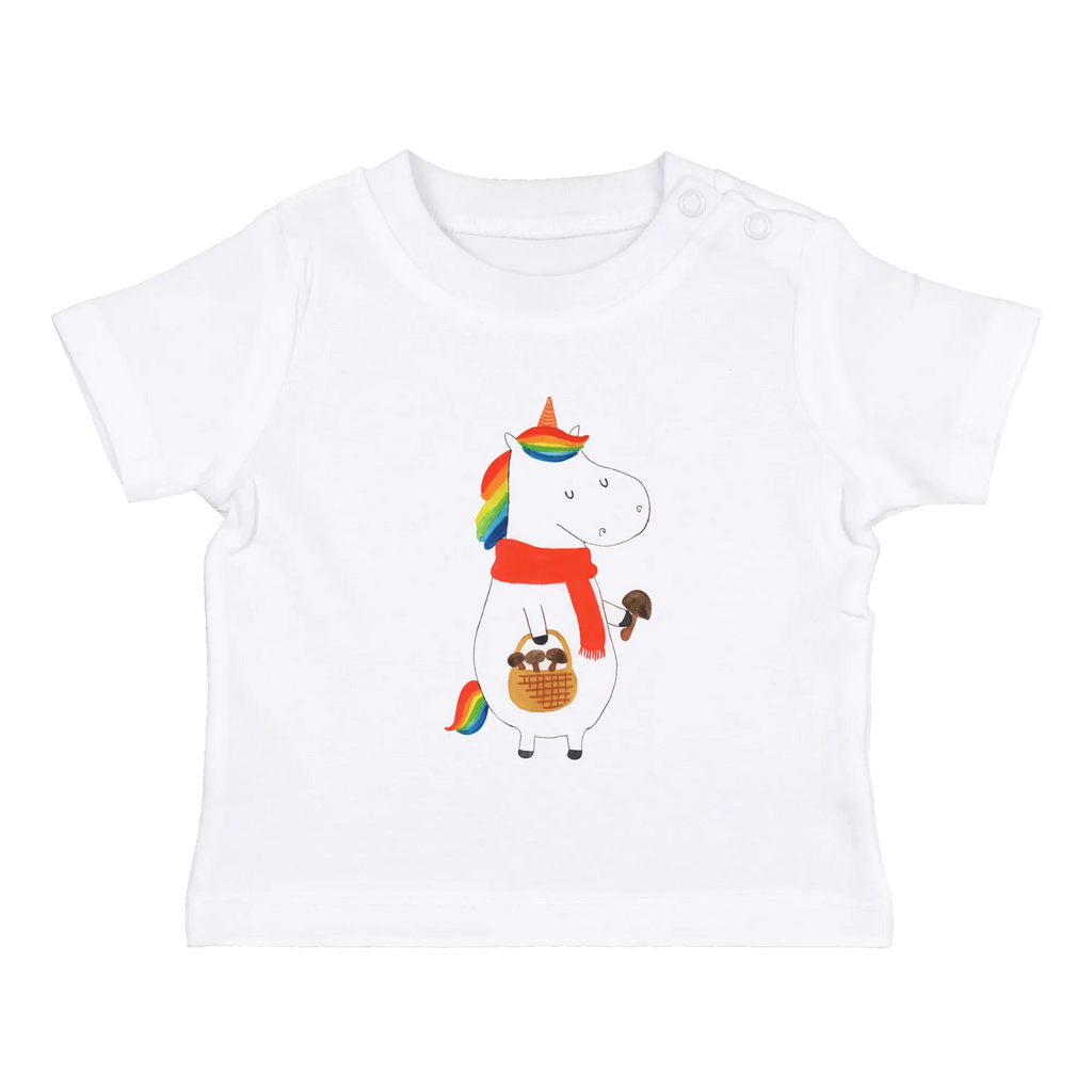 Organic Baby Shirt Einhorn Pilz Baby T-Shirt, Jungen Baby T-Shirt, Mädchen Baby T-Shirt, Shirt, Einhorn, Einhörner, Einhorn Deko, Pegasus, Unicorn, Pilze, Pilzsammler, Motivation, Spruch, Liebeskummer