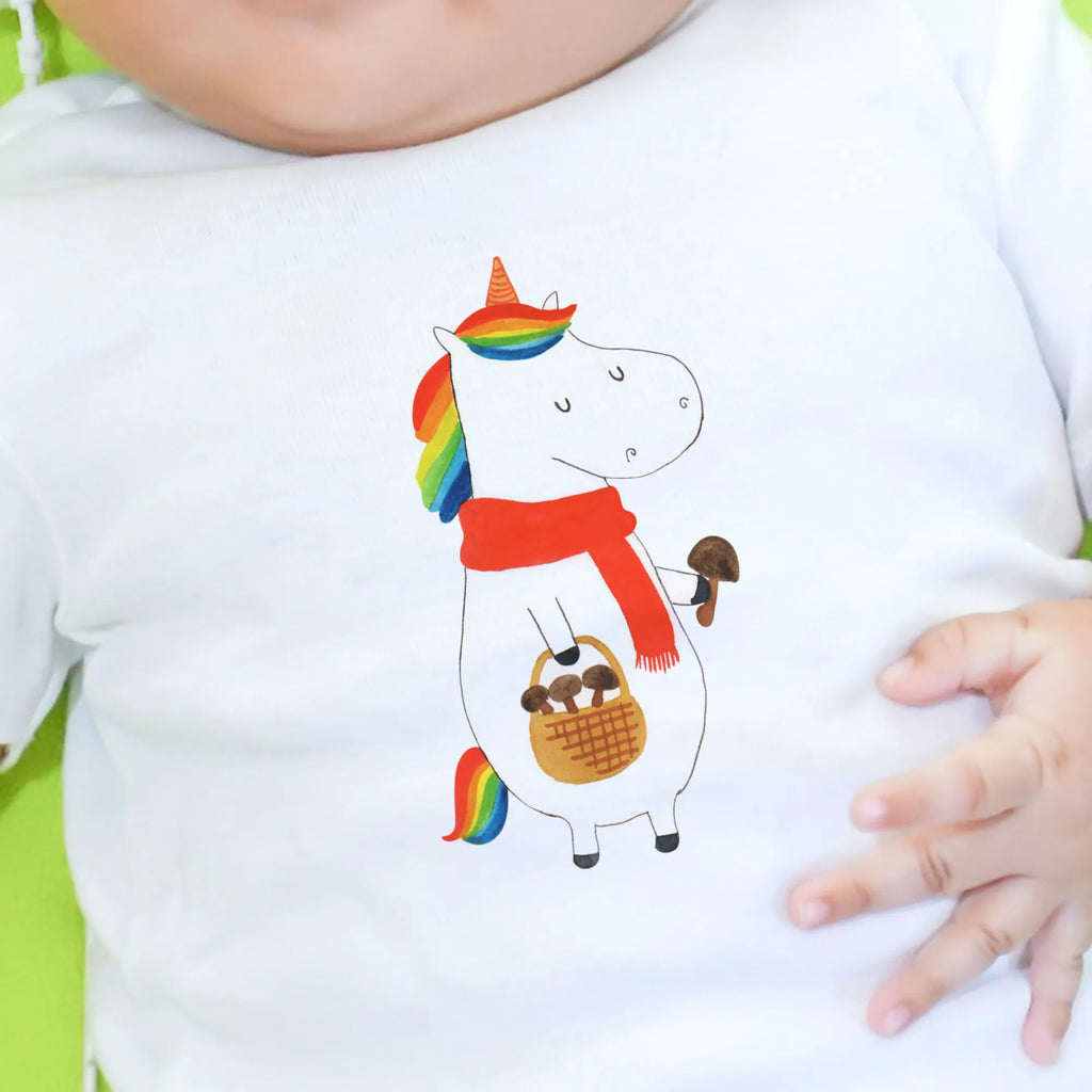 Organic Baby Shirt Einhorn Pilz Baby T-Shirt, Jungen Baby T-Shirt, Mädchen Baby T-Shirt, Shirt, Einhorn, Einhörner, Einhorn Deko, Pegasus, Unicorn, Pilze, Pilzsammler, Motivation, Spruch, Liebeskummer