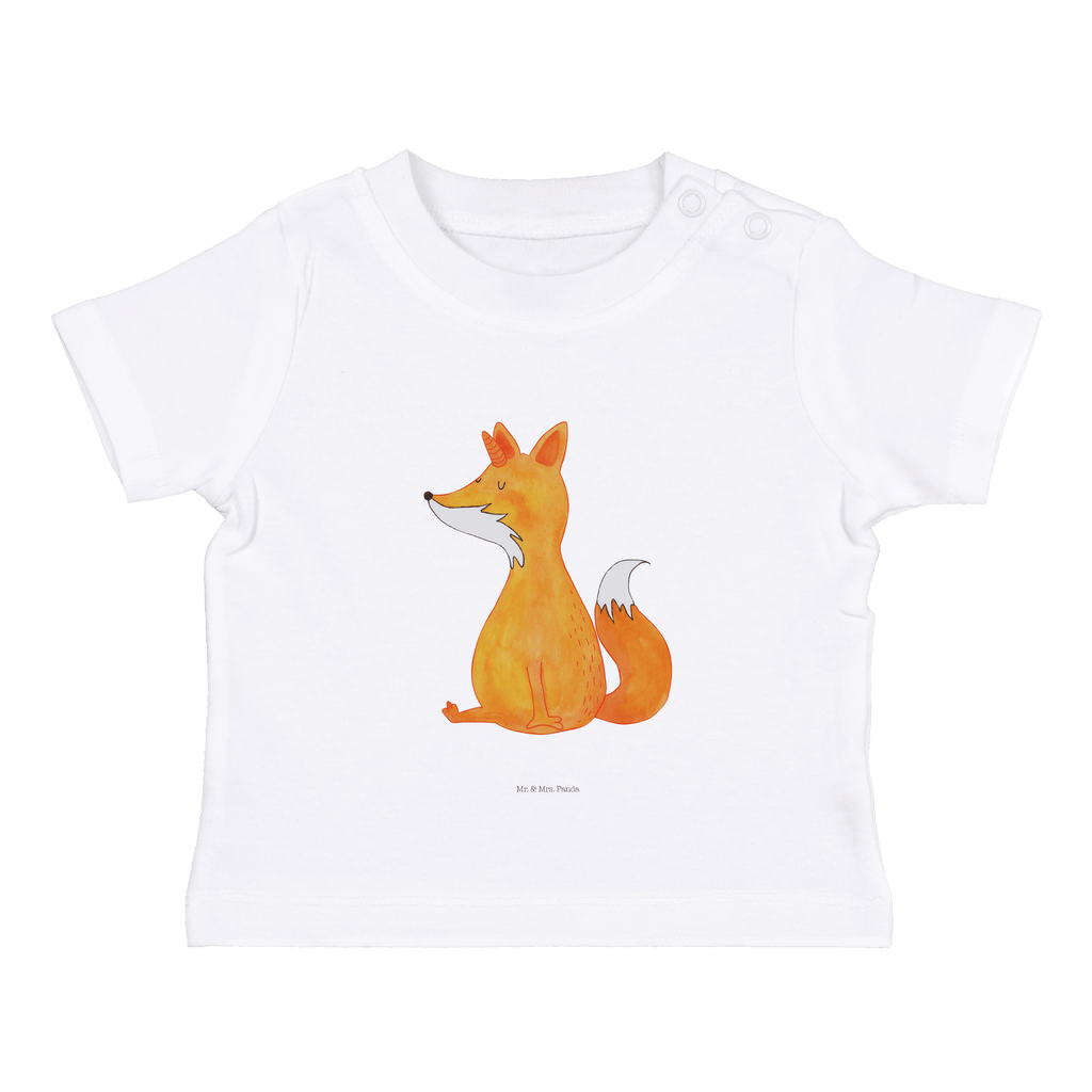 Organic Baby Shirt Einhorn Fuchs Baby T-Shirt, Jungen Baby T-Shirt, Mädchen Baby T-Shirt, Shirt, Einhorn, Einhörner, Einhorn Deko, Pegasus, Unicorn, Fuchs, Unicorns, Fuchshörnchen, Fuchshorn, Foxycorn, Füchse