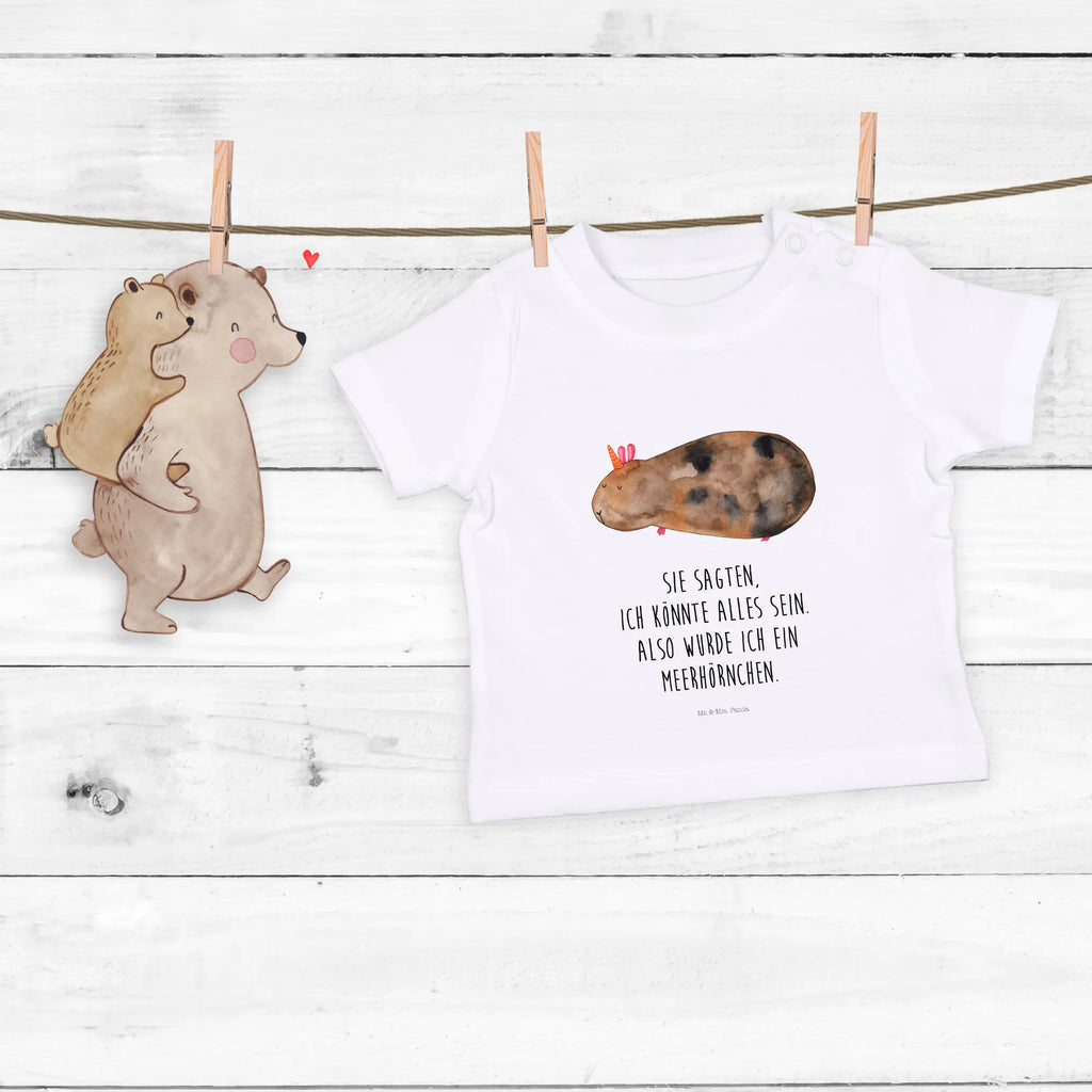 Organic Baby Shirt Einhorn Meerschweinchen Baby T-Shirt, Jungen Baby T-Shirt, Mädchen Baby T-Shirt, Shirt, Einhorn, Einhörner, Einhorn Deko, Pegasus, Unicorn, Meerhörnchen, Meericorn, Meerschwein, Meerschweinchen