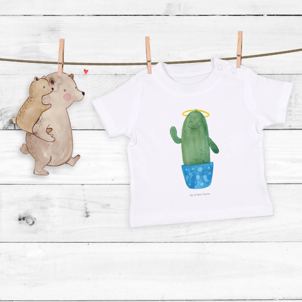 Organic Baby Shirt Kaktus Heilig Baby T-Shirt, Jungen Baby T-Shirt, Mädchen Baby T-Shirt, Shirt, Kaktus, Kakteen, frech, lustig, Kind, Eltern, Familie, Bruder, Schwester, Schwestern, Freundin, Heiligenschein