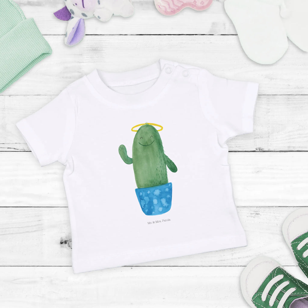 Organic Baby Shirt Kaktus Heilig Baby T-Shirt, Jungen Baby T-Shirt, Mädchen Baby T-Shirt, Shirt, Kaktus, Kakteen, frech, lustig, Kind, Eltern, Familie, Bruder, Schwester, Schwestern, Freundin, Heiligenschein