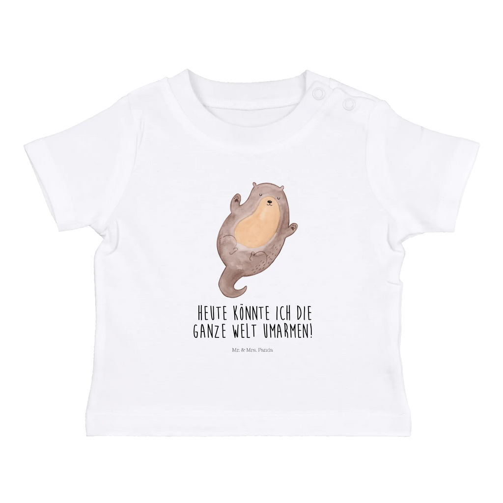 Organic Baby Shirt Otter Umarmen Baby T-Shirt, Jungen Baby T-Shirt, Mädchen Baby T-Shirt, Shirt, Otter, Fischotter, Seeotter, Otter Seeotter See Otter