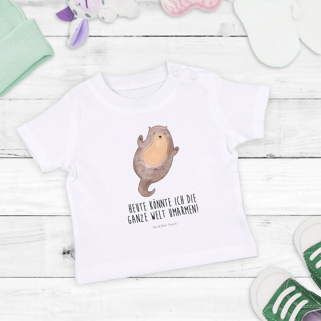 Organic Baby Shirt Otter Umarmen Baby T-Shirt, Jungen Baby T-Shirt, Mädchen Baby T-Shirt, Shirt, Otter, Fischotter, Seeotter, Otter Seeotter See Otter