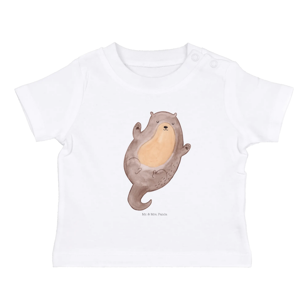 Organic Baby Shirt Otter Umarmen Baby T-Shirt, Jungen Baby T-Shirt, Mädchen Baby T-Shirt, Shirt, Otter, Fischotter, Seeotter, Otter Seeotter See Otter